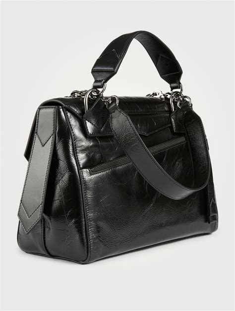 givenchy medium id leather top handle bag